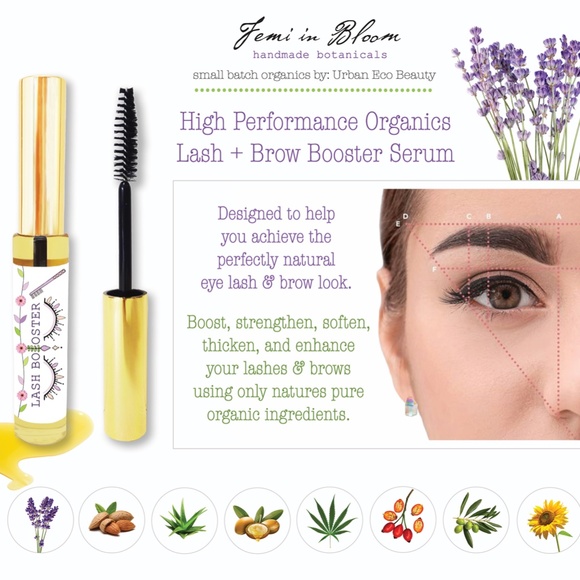 Organic Lash & Brow Growth Booster Serum / Mascara Brush Style - Picture 2 of 11